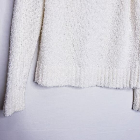 Vintage Northern Isles Cream Knit Open Front Cardigan Sweater Women's Medium - Picture 7 of 9